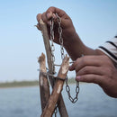 Xergur Camping Tripod Board - Turn Branches into Campfire Tripod