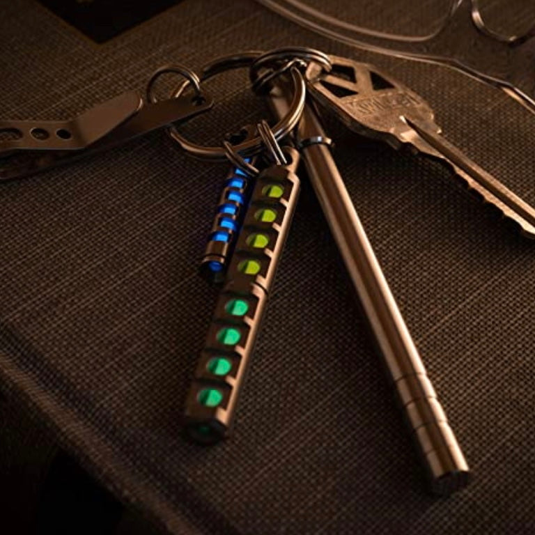 Tec-Accessories XL-Titanium Key Fob (Picatinny Rail Edition)