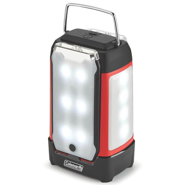 Coleman 2 Panel LED 400 Lumen Battery Powered Lantern And Charging Station With 2 Removable Light Panels