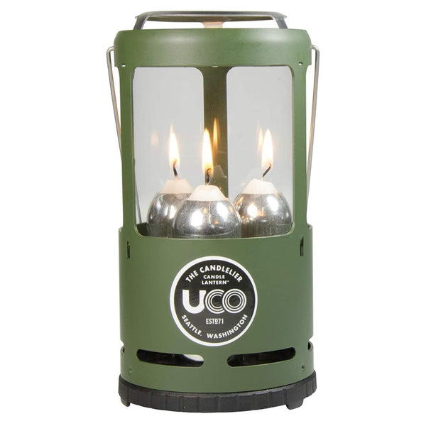 UCO Candlelier Deluxe Aluminum Candle Lantern Holds 3 Candles