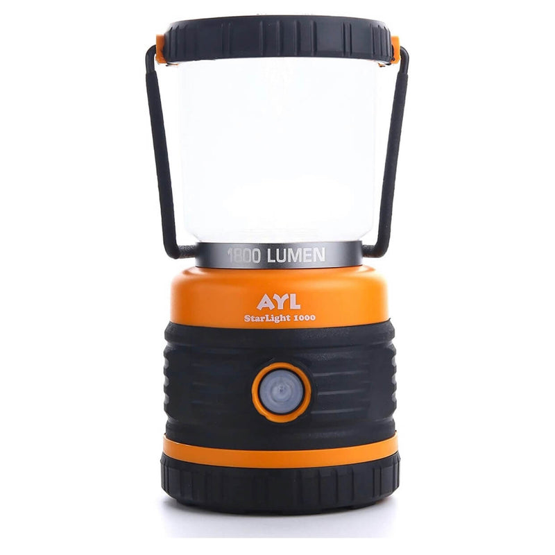 AYL LED Camping Lantern, Battery Powered LED 1800LM, 4 Camping Lights  Modes, Perfect Lantern Flashlight for