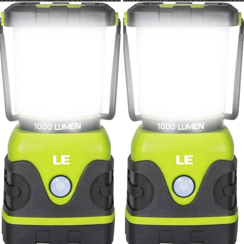 LE Battery Powered LED Lantern With 1000 Lumens And 4 Light Modes