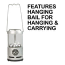 UCO Candlelier Deluxe Aluminum Candle Lantern Holds 3 Candles